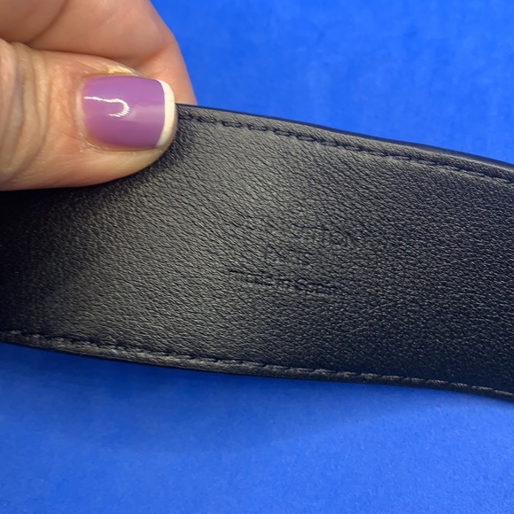 Rare Louis Vuitton Crystal & Python Leather Belt - Picture 8 of 11